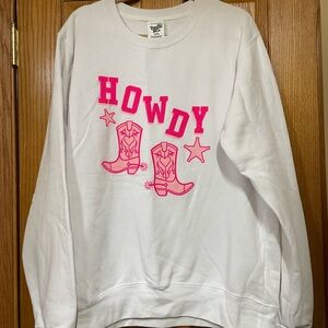 Howdy sweatshirt size Large